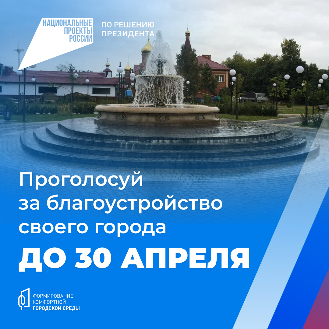 Жители Димитровграда могут проголосовать за объекты благоустройства до 30 апреля.