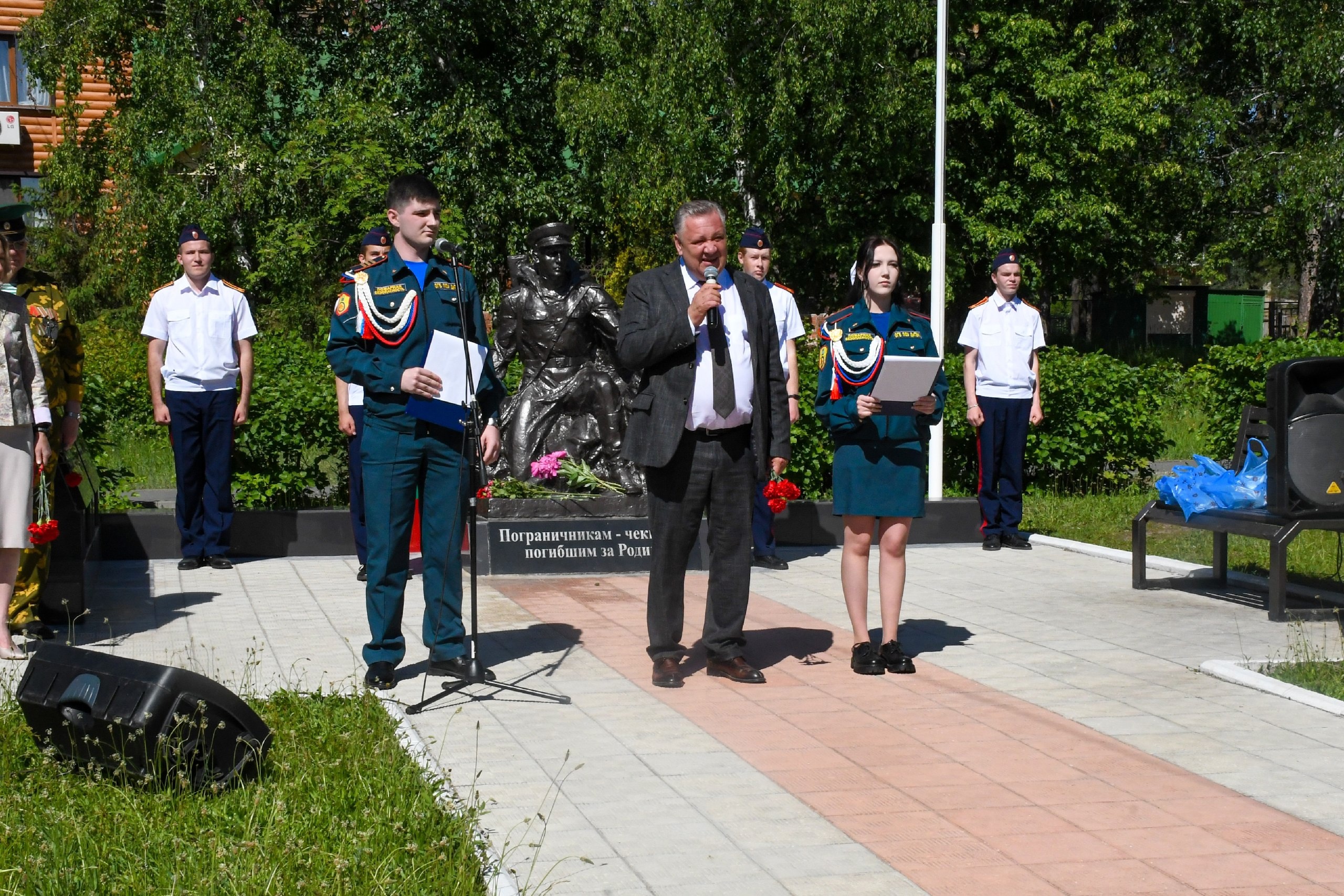 Митинг, посвящённый Дню пограничника, прошёл на Аллее Славы.