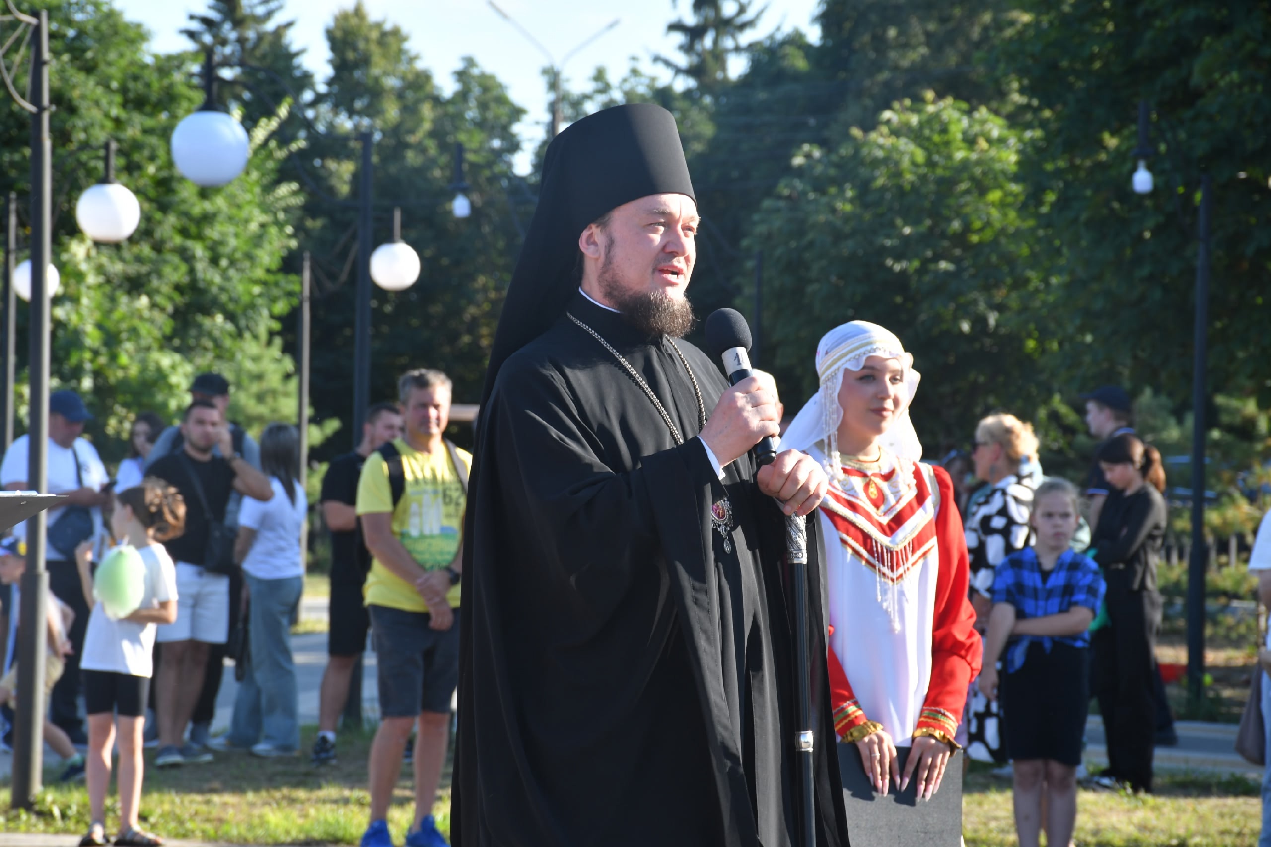 В парке Духовности 28 июля прошёл праздник, посвящённый 1037-й годовщине крещения Руси.