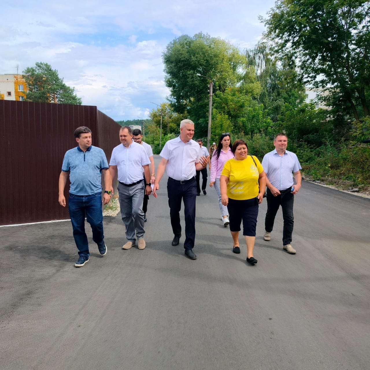 Приёмка  улично-дорожной сети.