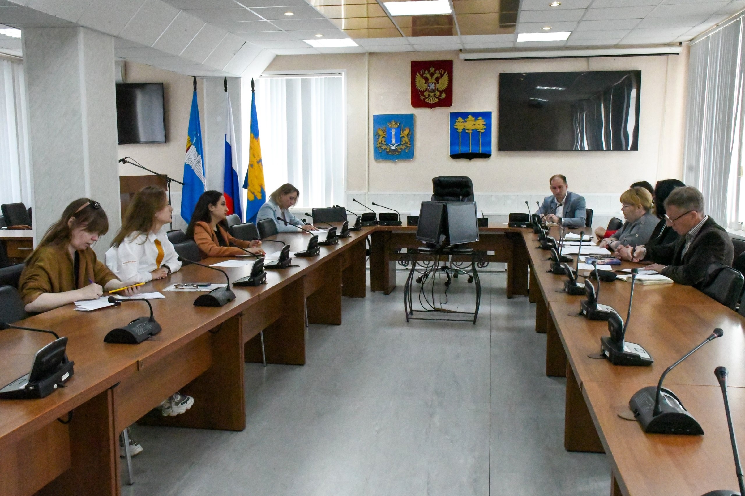 Заседание Координационного совета по взаимодействию с местными отделениями Общероссийского общественно-государственного движения молодежи и детей &quot;Движение Первых&quot; города Димитровграда.