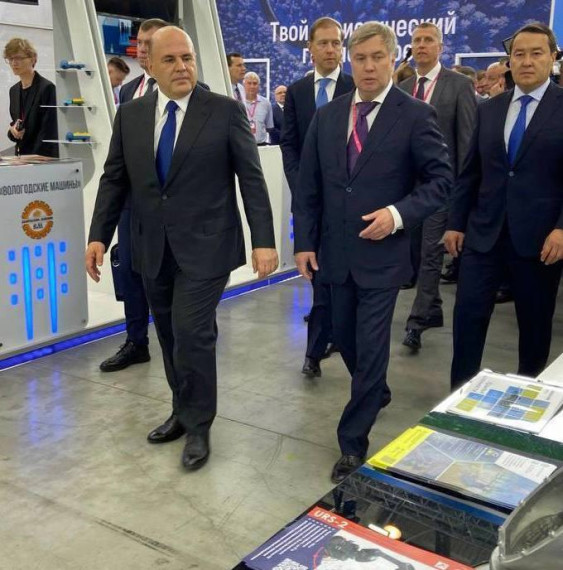 Алексей Русских презентовал инвестиционный потенциал региона Председателю Правительства РФ и Премьер-министрам Республик Беларусь и Казахстан.. Алексей Русских презентовал инвестиционный потенциал региона Председателю Правительства РФ и Премьер-министрам Республик Беларусь и Казахстан..