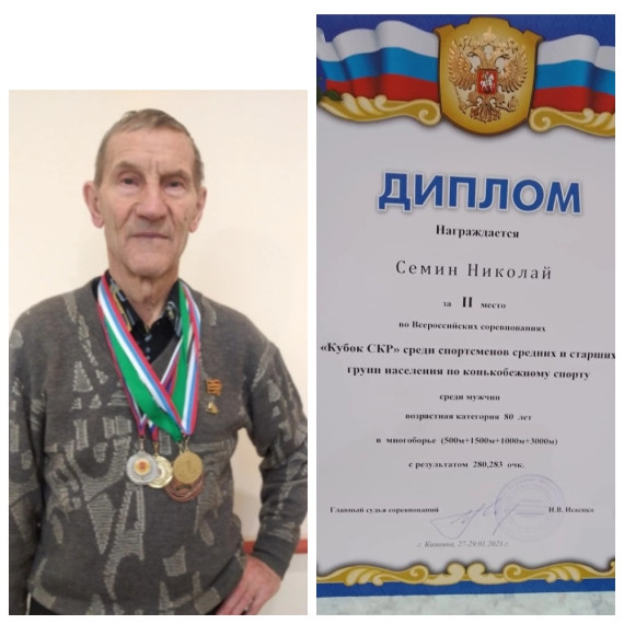 Димитровградец занял второе место во Всероссийских соревнованиях по конькобежному спорту среди ветеранов. Димитровградец занял второе место во Всероссийских соревнованиях по конькобежному спорту среди ветеранов.