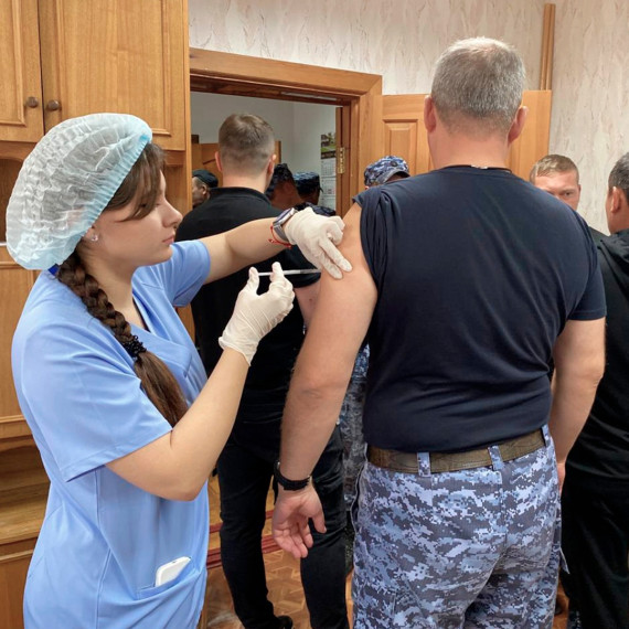 Росгвардейцы прошли вакцинацию. Росгвардейцы прошли вакцинацию.