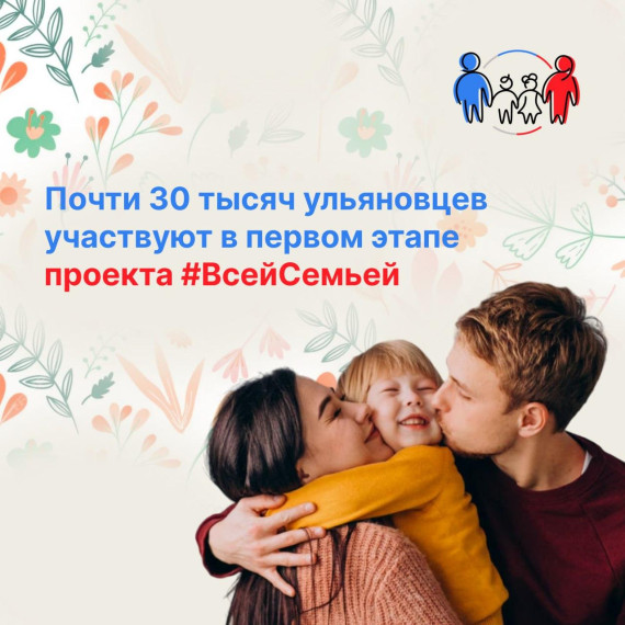 В Ульяновской области реализуют проект Всей Семьёй. В Ульяновской области реализуют проект Всей Семьёй.
