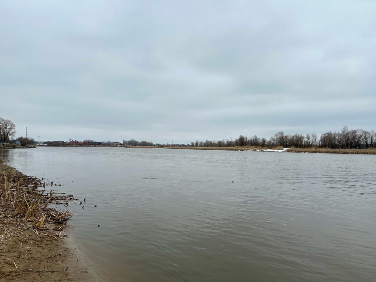 Уровень воды в реке Большой Черемшан поднялся.