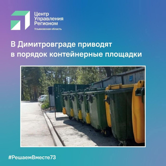 В Димитровграде приводят в порядок контейнерные площадки. В Димитровграде приводят в порядок контейнерные площадки.