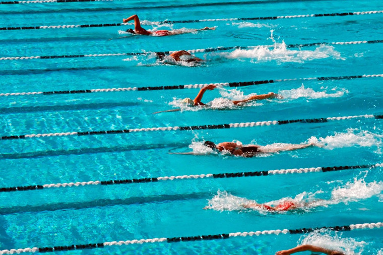 Областные спортивные соревнования по плаванию.