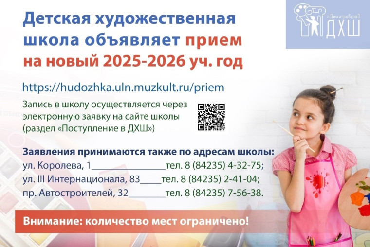Прием в детскую художественную школу. Прием в детскую художественную школу.