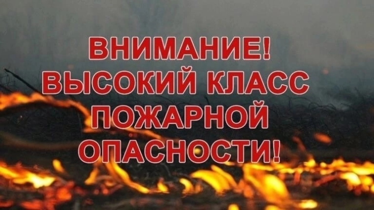 ЕДДС предупреждает: ожидается высокая пожароопасность.