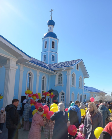 Детский пасхальный праздник прошёл в Свято-Никольском храме. Детский пасхальный праздник прошёл в Свято-Никольском храме.