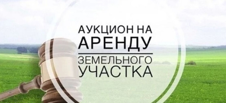 Объявлен аукцион на право аренды земельных участков.