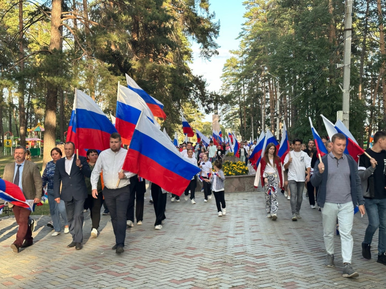 В Димитровграде 22 августа прошли праздничные мероприятия, посвящённые Дню Государственного флага Российской Федерации.