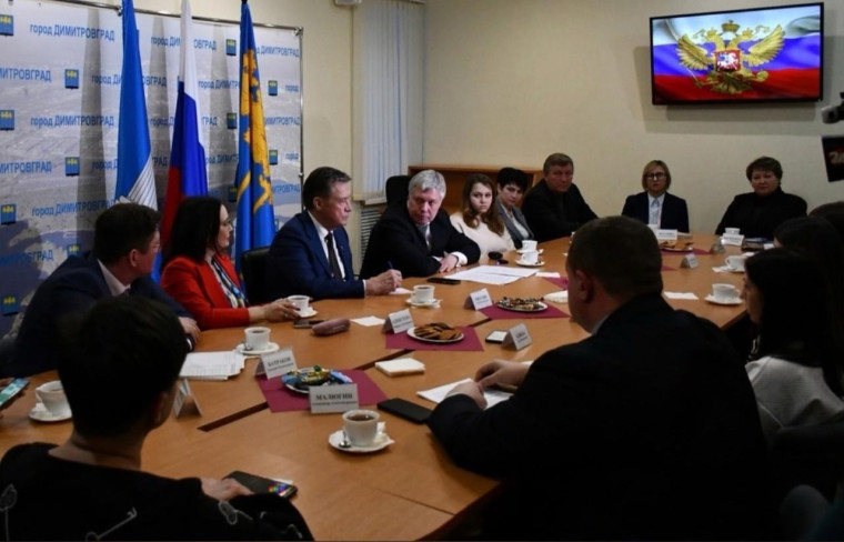 1 февраля в Димитровграде с рабочим визитом побывал губернатор Алексей Русских.