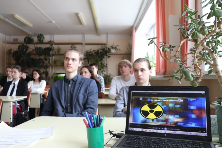 Работники национального оператора РАО провели урок в димитровградской гимназии.